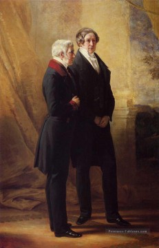 Franz Xaver Winterhalter œuvres - Arthur Wellesley 1er duc de Wellington avec sir Robert Peel Franz Xaver Winterhalter